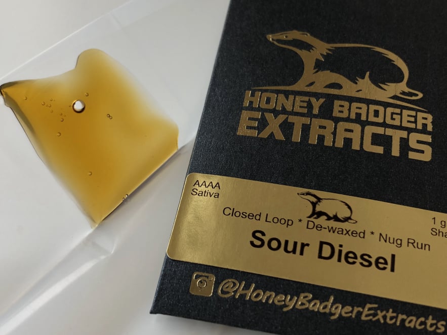 lemon-sorbet-honey-badger-extracts-sour-diesel
